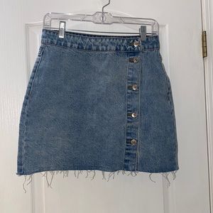 Forever 21 mini denim skirt